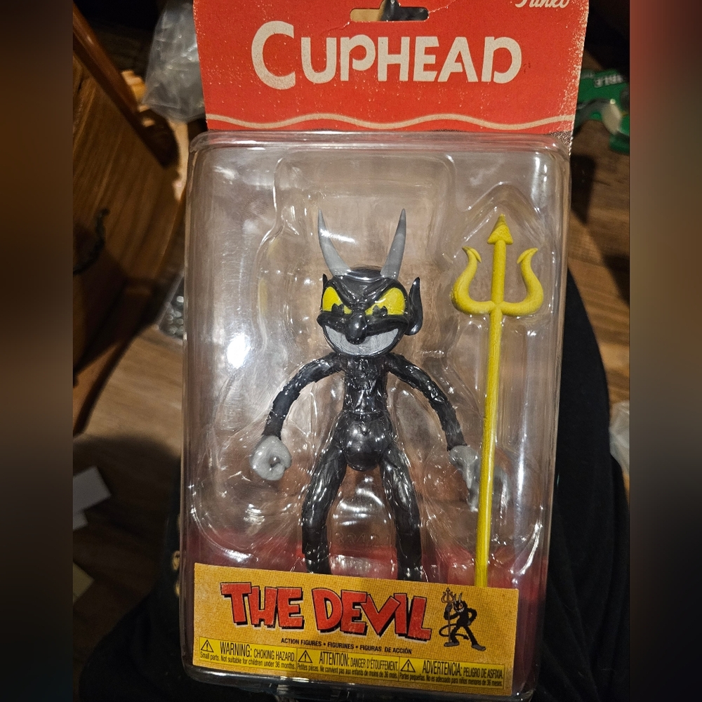 Devil from cuphead.NIB Box has some shelf wear